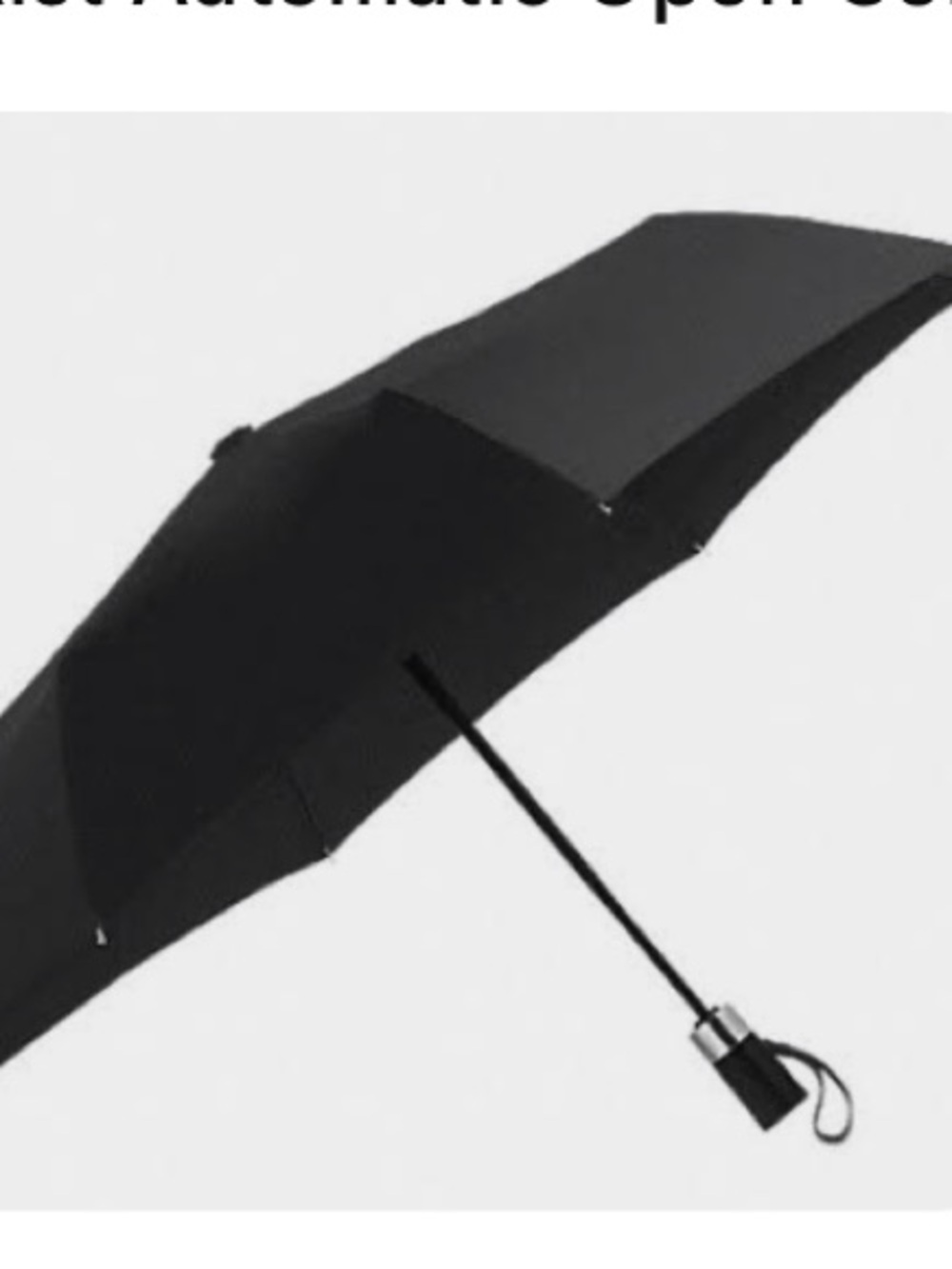 Rainkist Compact Black Travel Umbrella